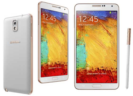 Samsung Galaxy Note 3 Rose Gold White