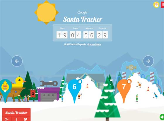 Santa Tracker 追踪聖誕老人