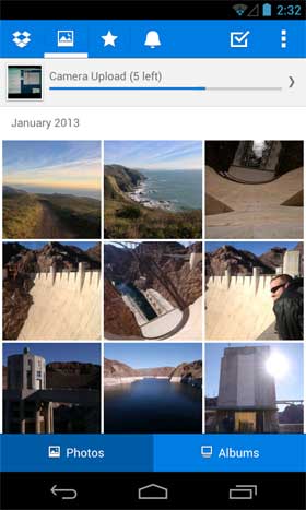Dropbox Android 4.4.2 Photo Upload 