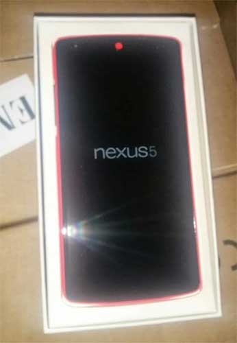 Nexus 5 Red front