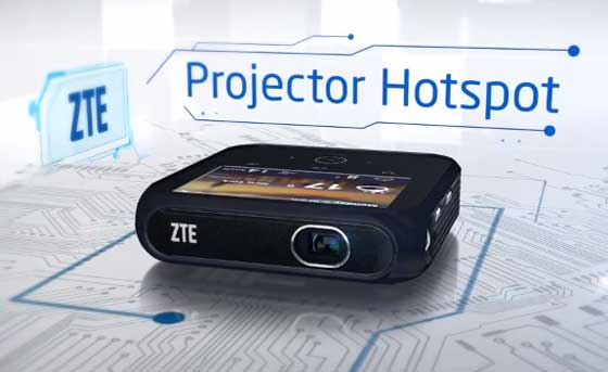 ZTE Wifi Hotspot Projector