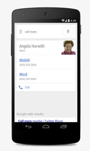 Google Search Call Relationship