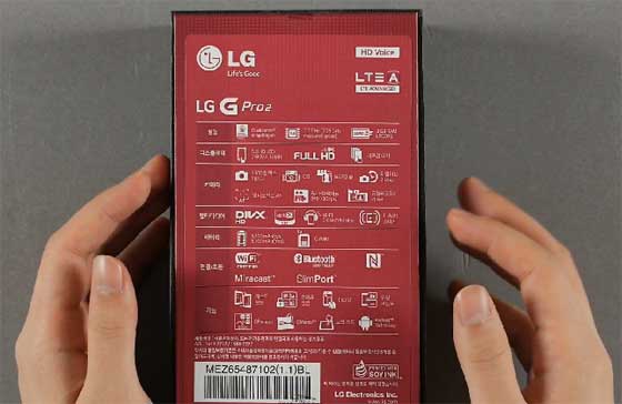 LG G Pro 2 开箱