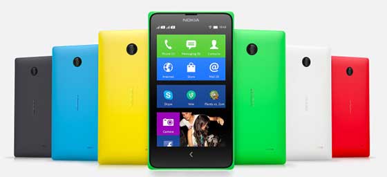 Nokia X, X+, XL 颜色