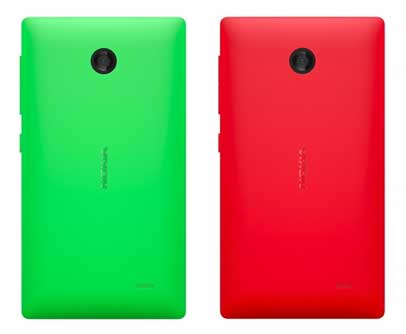 Nokia X, X+, XL 機背