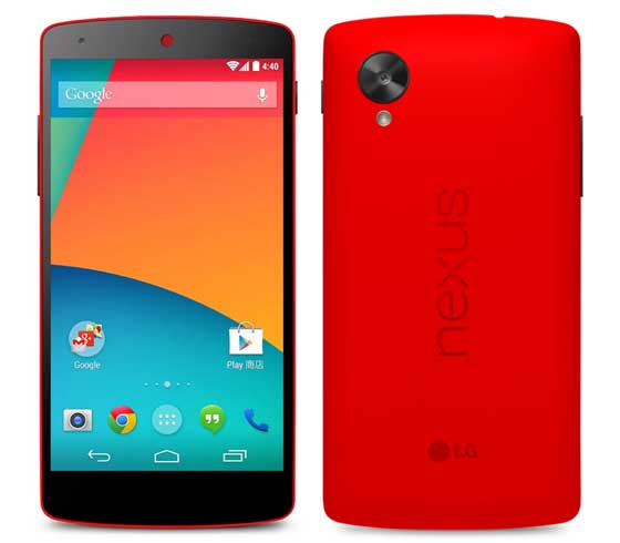 红色 Nexus 5