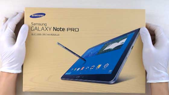 Galaxy Note PRO 开箱 Hands On