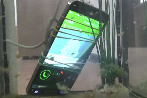 Galaxy S5 IP67 防水测试