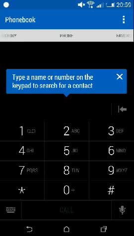 HTC Sense 6 Dialer