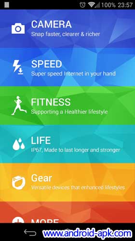 Samsung Galaxy S5 Experience App