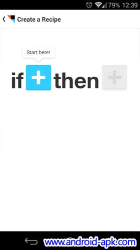 IFTTT Create Recipe