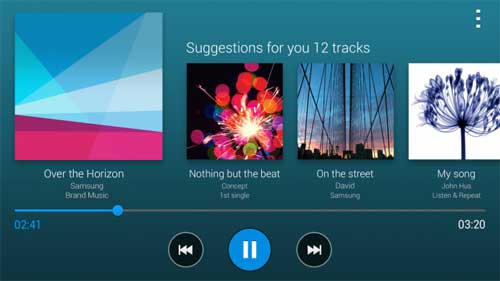 Galaxy S5 Music Player