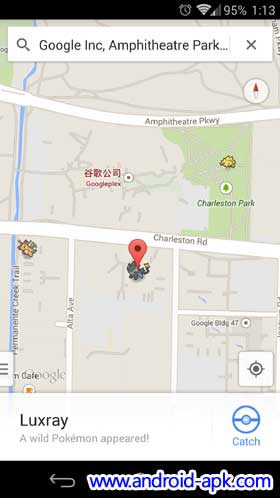 Google Maps Pokemon