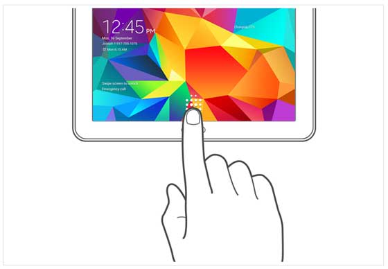 Galaxy Tab S Fingerprint