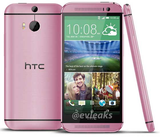 HTC One M8 Pink