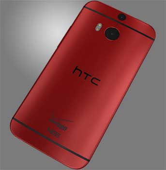 HTC One M8 红色