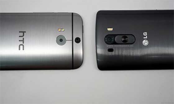 LG G3 vs HTC One M8