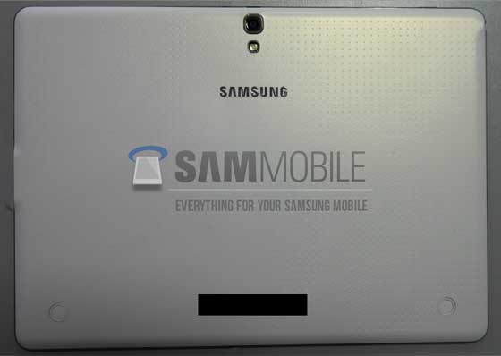 Samsung Galaxy Tab S 機背