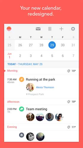 Sunrise Calendar UI2