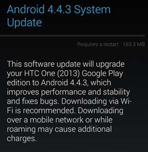 Android 4.4.3 Update