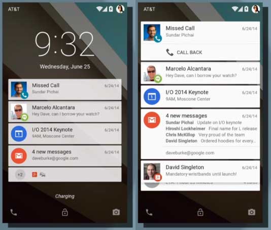 Android L Notification