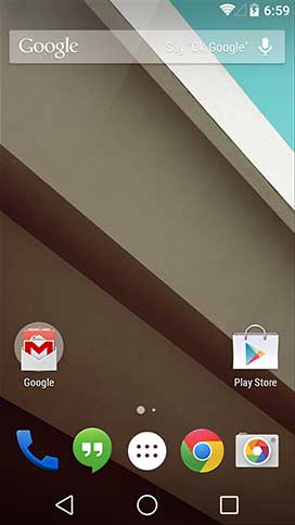 Android L Nexus 4