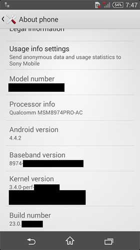 Sony Xperia Z3 Compact About