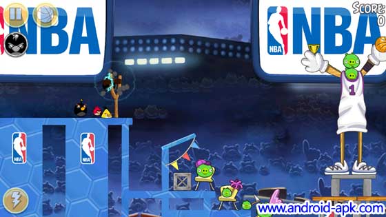 Angry Birds Seasons NBA Shockwave Bomb