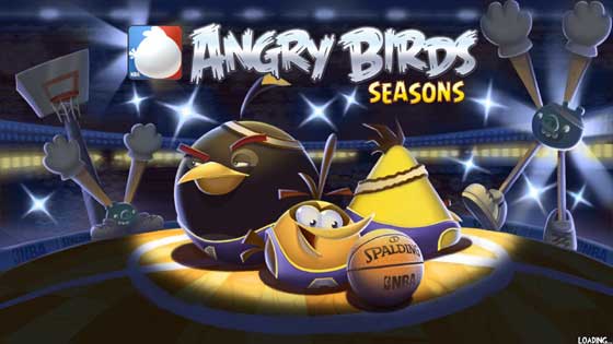 Angry Birds Seasons NBA Ham Dunk