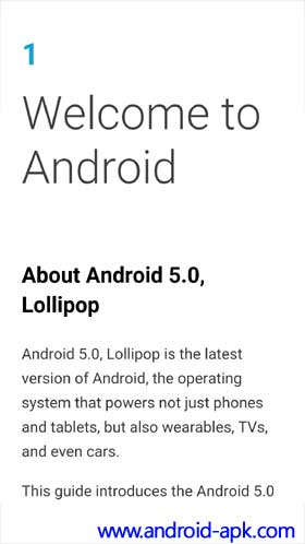 Android 5.0 Lollipop Quick Start Guide 電子書