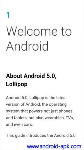 Android 5.0 Lollipop Quick Start Guide 电子书
