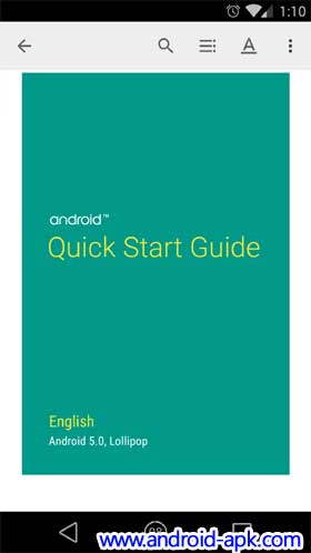 Android 5.0 Lollipop Quick Start Guide 電子書