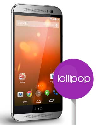 HTC One GPE Lollipop