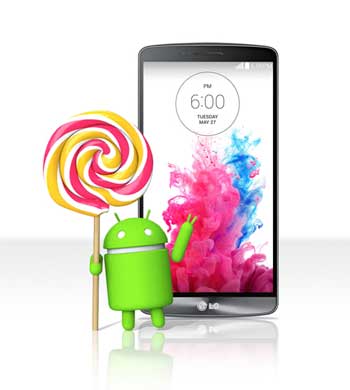 LG G3 Android 5.0 Lollipop