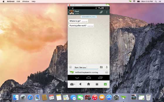 AirDroid 3 AirMirror