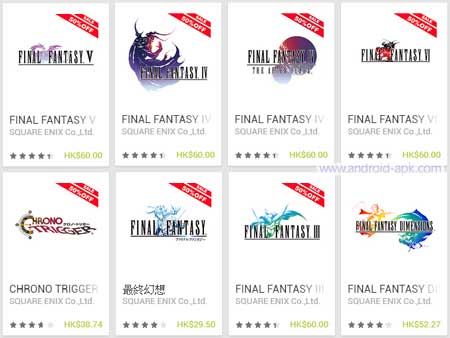 Final Fantasy 减价