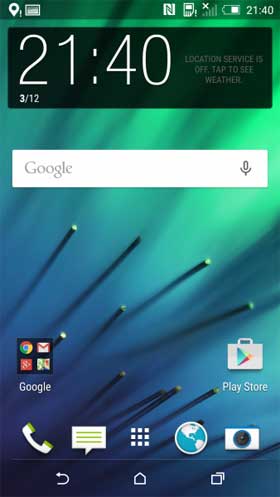 HTC Android 5.0.1 M8 Sense 6.0