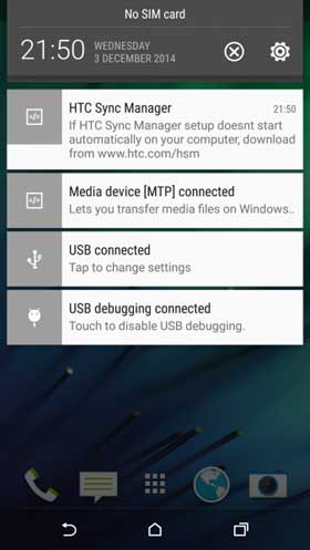 HTC Android 5.0.1 Notificaton