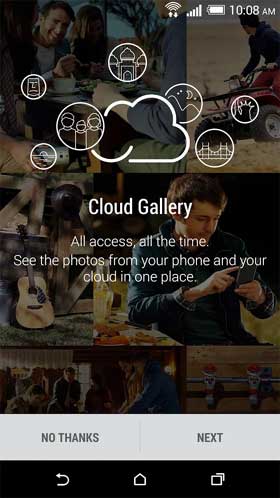 HTC Gallery Cloud Gallery