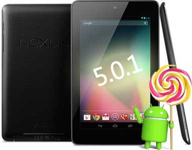 Nexus 7 Android 5.0.1 OTA