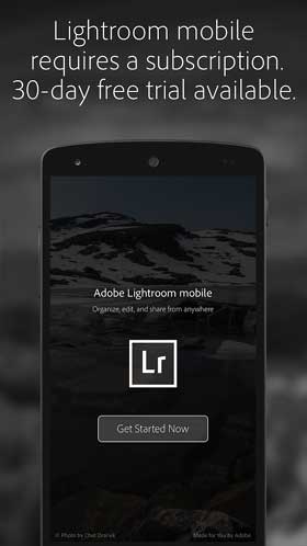 Adobe Lightroom mobile