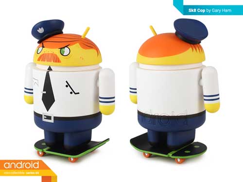 Android Mini Collectible Sk8 Cop