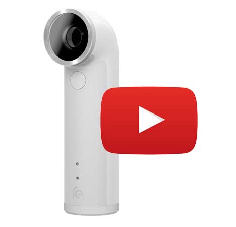 HTC RE Camera Youtube Live Stream