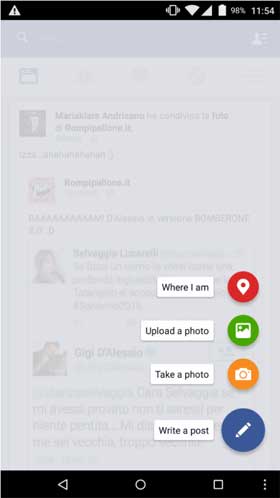 Facebook App Material Design