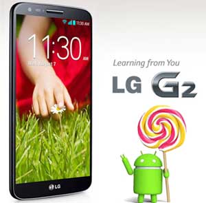 LG G2 Lollipop