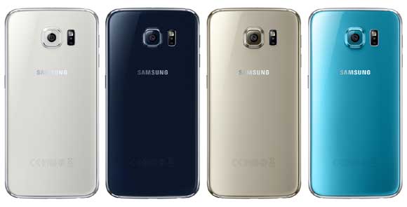 Samsung Galaxy S6 Back view