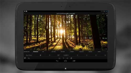 Adobe Lightroom Tablet