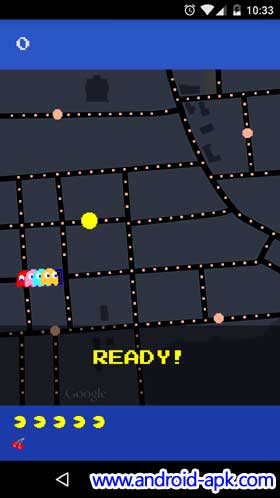 Google Maps Mobile Pac Man