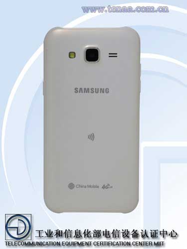 Galaxy J5 Back View