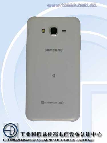 Galaxy J7 back view